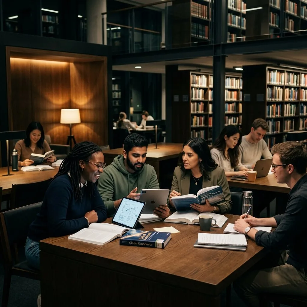 Students Studying
